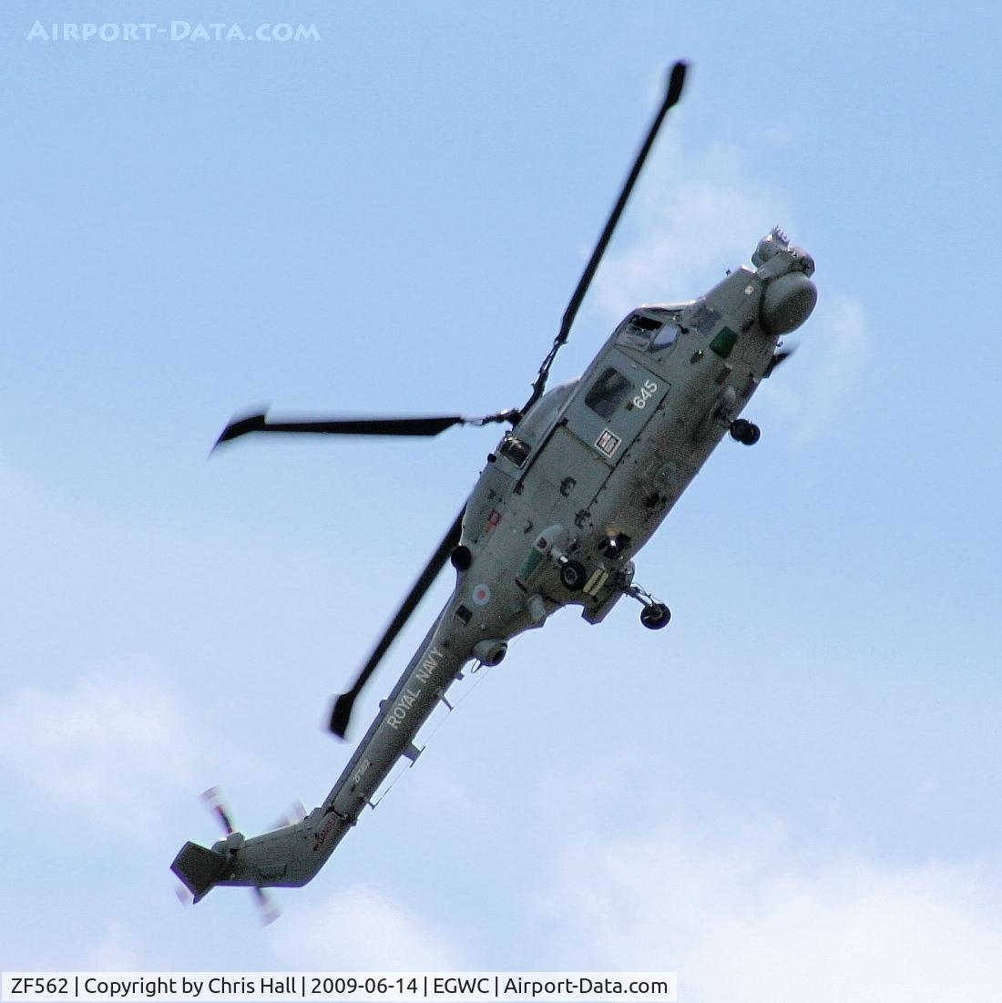 ZF562, Westland Lynx HMA.8 C/N 339, Royal Navy Lynx displaying at the Cosford Air Show