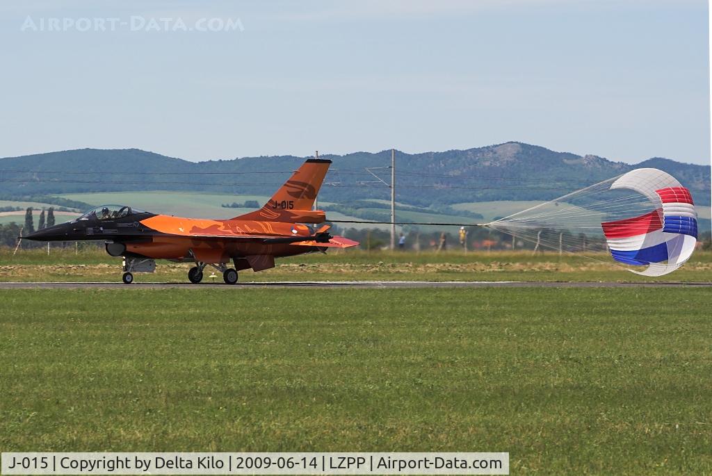 J-015, 1991 Fokker F-16A Fighting Falcon C/N 6D-171, Netherlands Air Force 