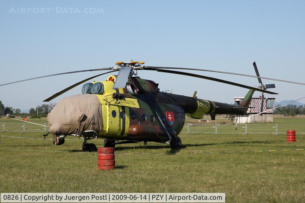 0826, Mil Mi-17 LPZS C/N 108M26, Slovak Air Force Mi-17