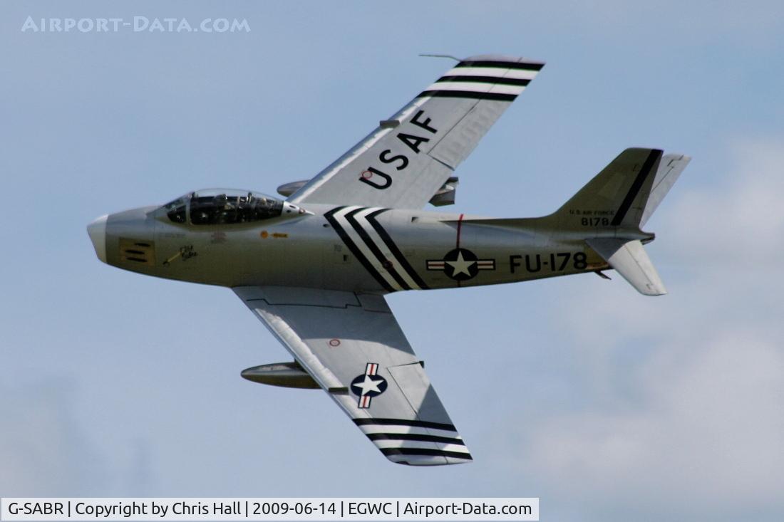 G-SABR, 1948 North American F-86A Sabre C/N 151-083 (151-43547), Displaying at the Cosford Air Show