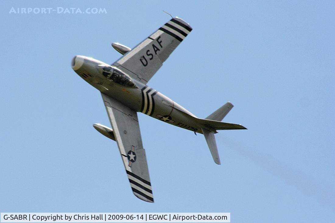 G-SABR, 1948 North American F-86A Sabre C/N 151-083 (151-43547), Displaying at the Cosford Air Show
