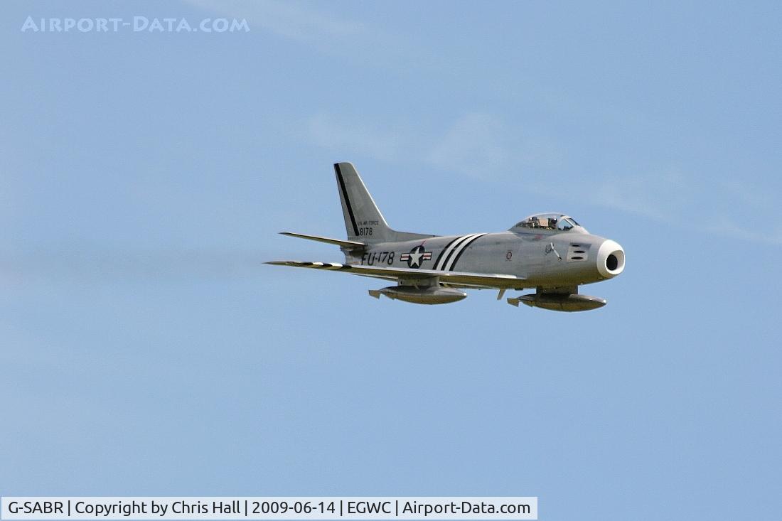 G-SABR, 1948 North American F-86A Sabre C/N 151-083 (151-43547), Displaying at the Cosford Air Show