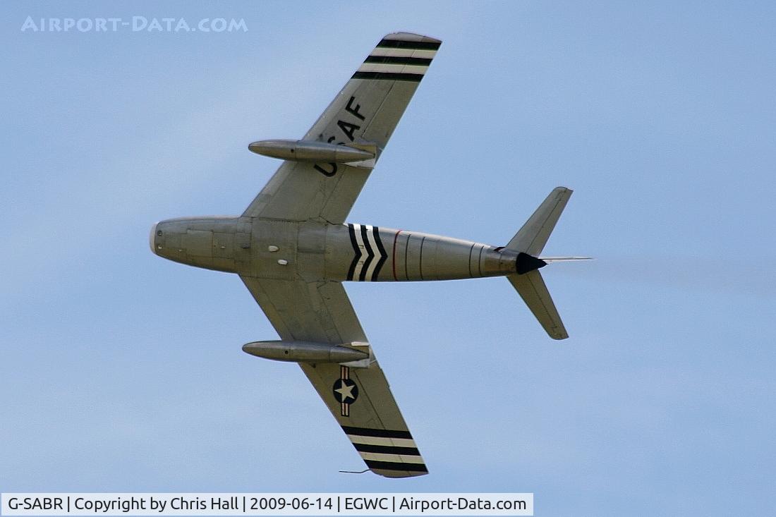 G-SABR, 1948 North American F-86A Sabre C/N 151-083 (151-43547), Displaying at the Cosford Air Show