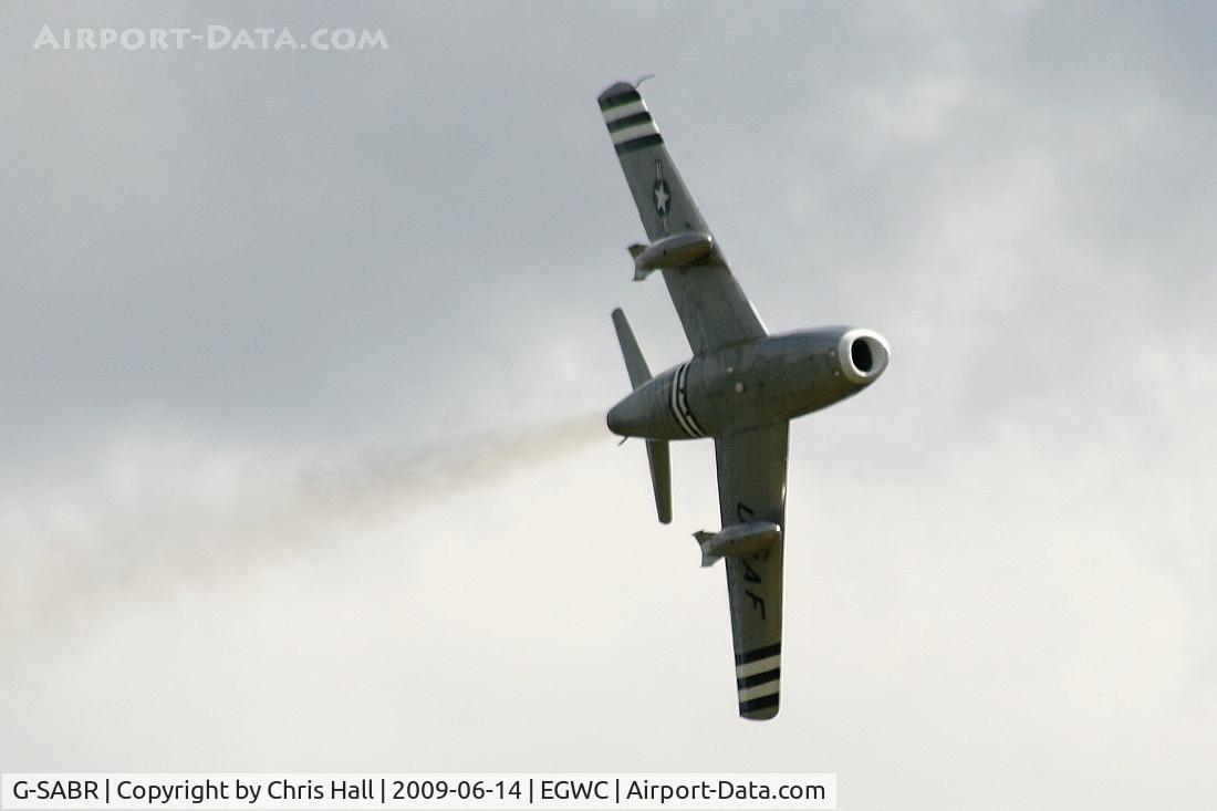 G-SABR, 1948 North American F-86A Sabre C/N 151-083 (151-43547), Displaying at the Cosford Air Show