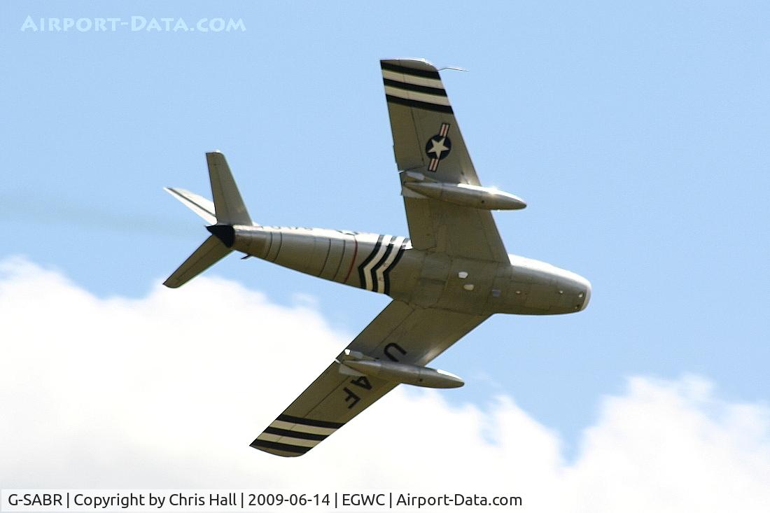 G-SABR, 1948 North American F-86A Sabre C/N 151-083 (151-43547), Displaying at the Cosford Air Show