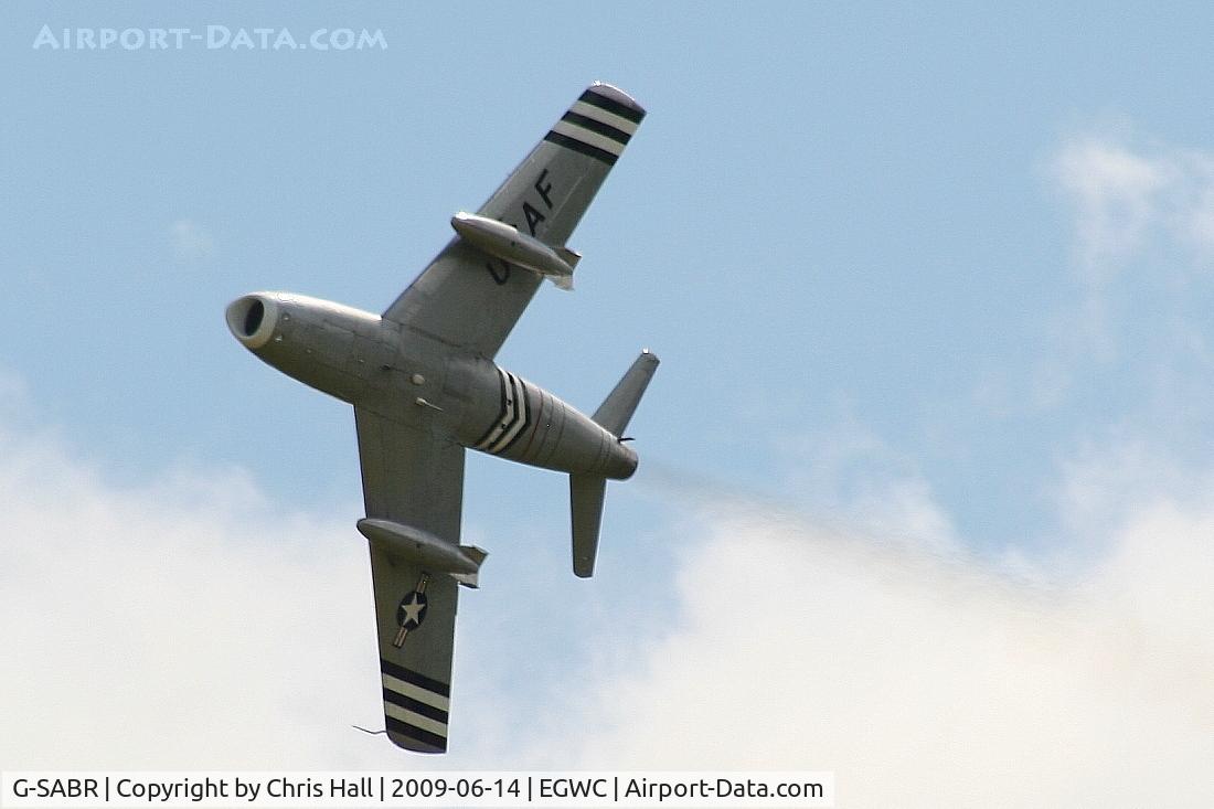 G-SABR, 1948 North American F-86A Sabre C/N 151-083 (151-43547), Displaying at the Cosford Air Show