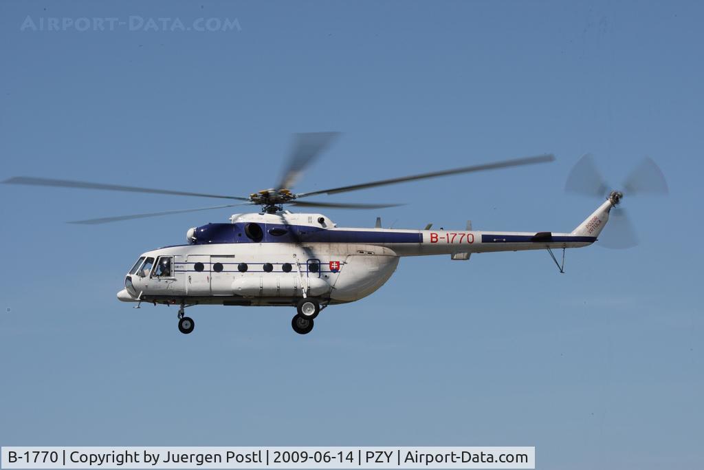 B-1770, Mil Mi-171Sh Hip C/N 59489617770, Slovakia - Police Mil Mi-171