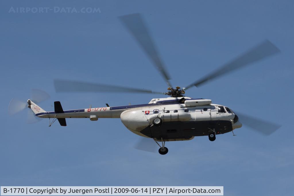 B-1770, Mil Mi-171Sh Hip C/N 59489617770, Slovakia - Police Mil Mi-171