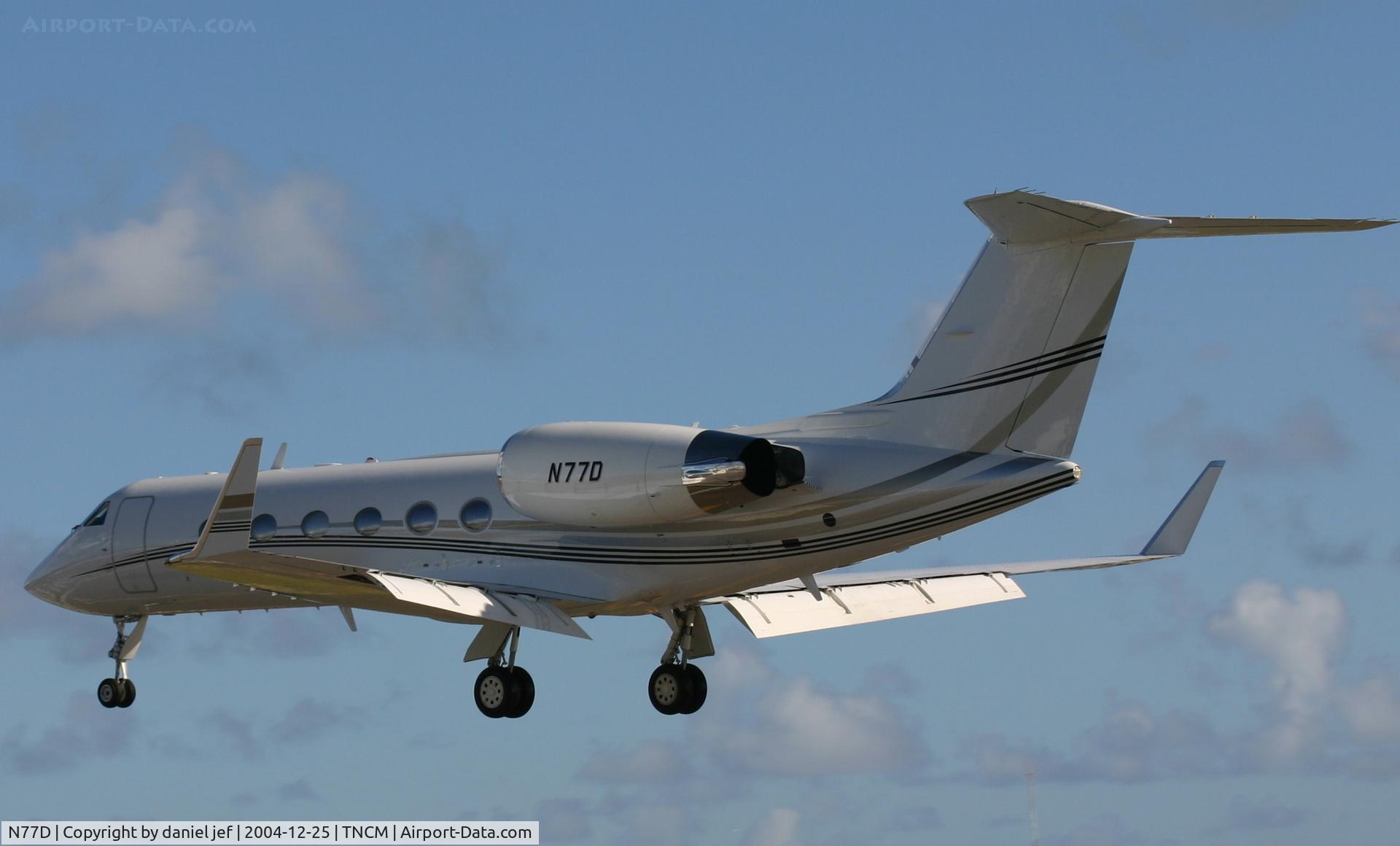 N77D, 1998 Gulfstream Aerospace G-IV C/N 1340, Landing 10
