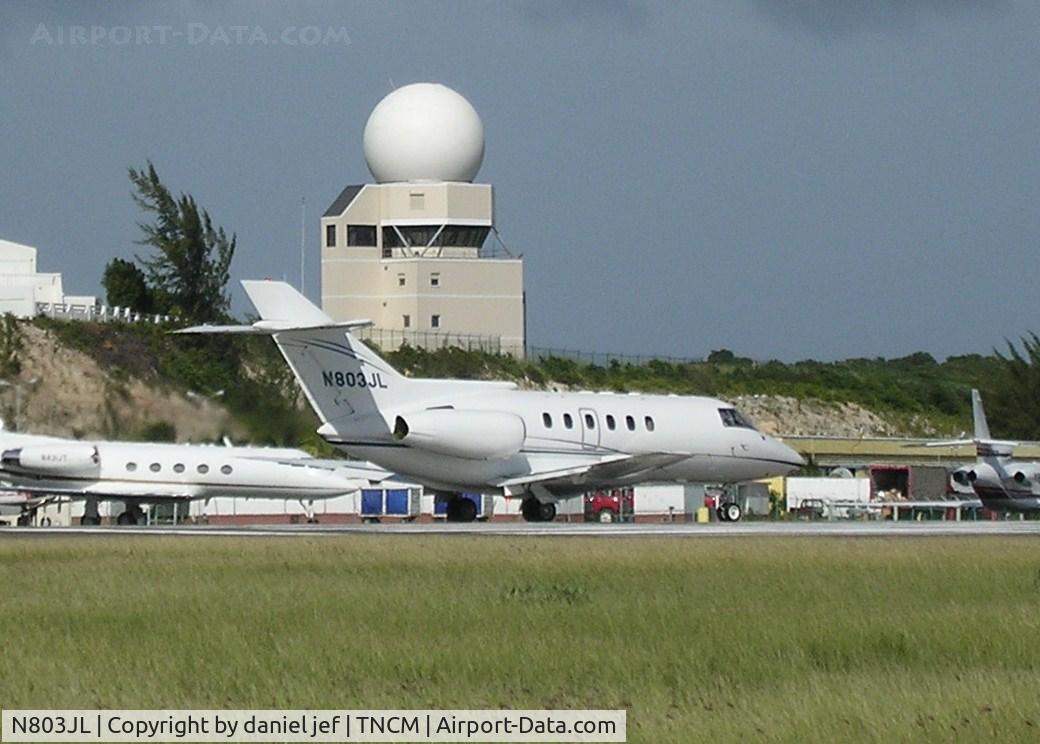 N803JL, British Aerospace BAe.125 Series 800A C/N 258160, taking off