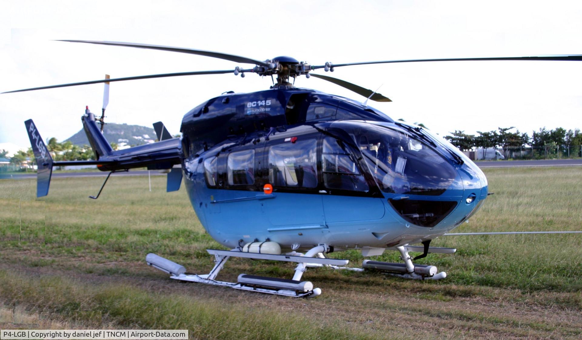 P4-LGB, 2004 Eurocopter-Kawasaki BK-117C-2 C/N 9052, At the helipad