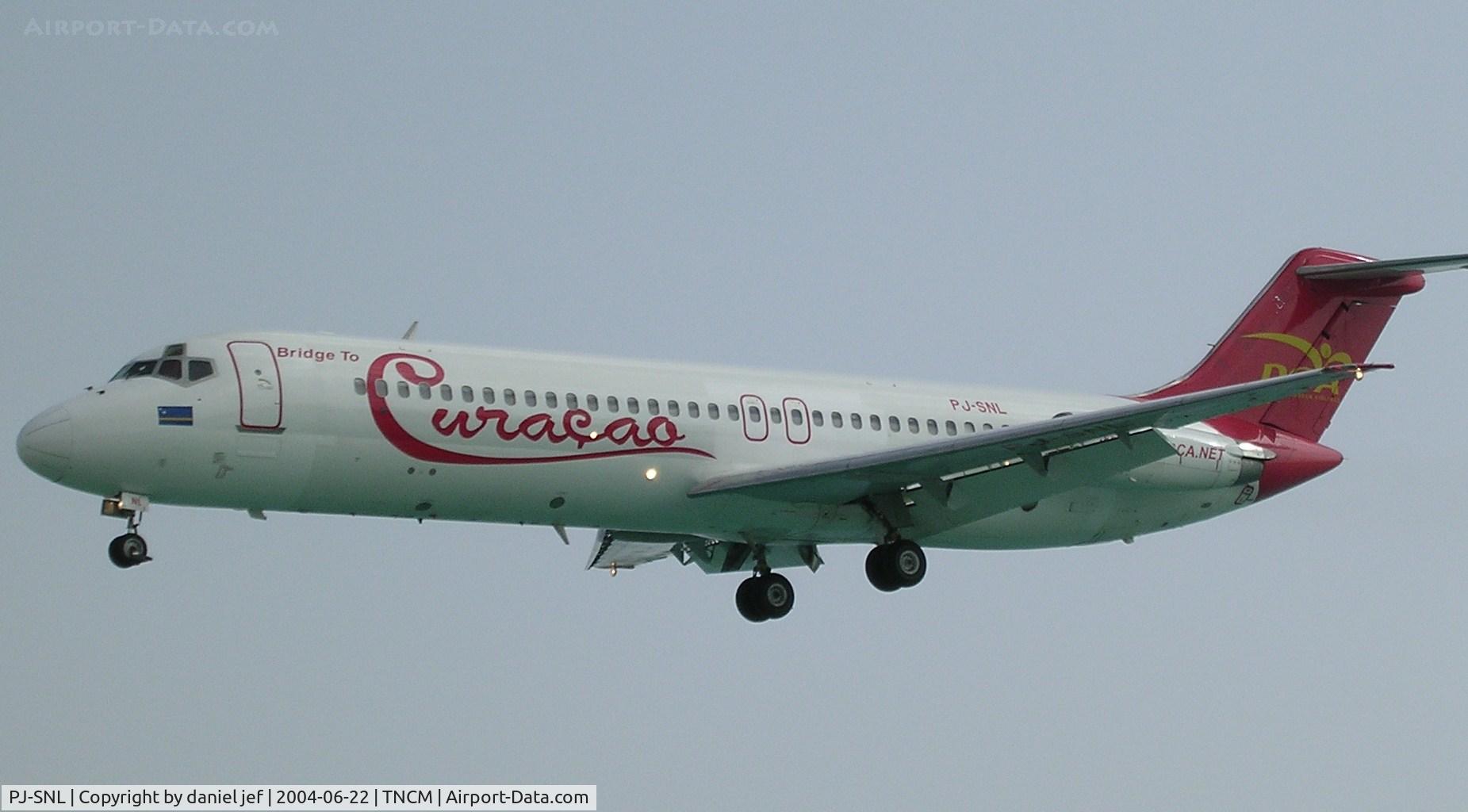 PJ-SNL, 1981 McDonnell Douglas DC-9-31 C/N 48154, Landing 10