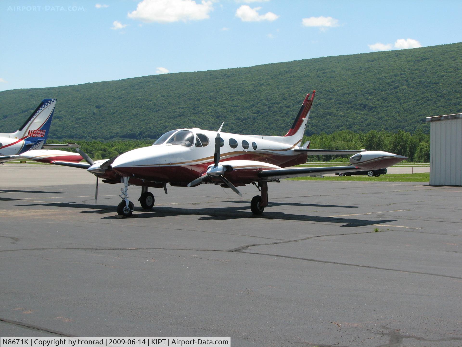 N8671K, 1978 Cessna 340A C/N 340A0611, at Williamsport