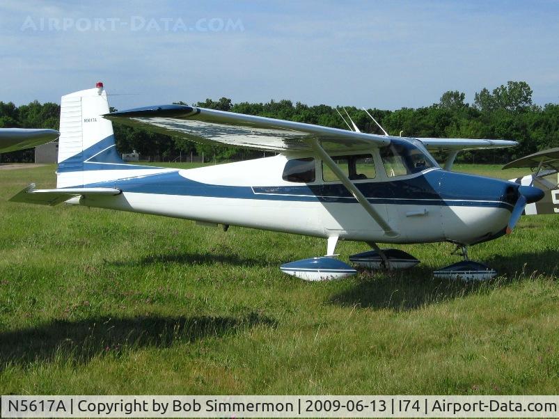 N5617A, 1956 Cessna 172 C/N 28217, At the Urbana, Ohio breakfast fly-in