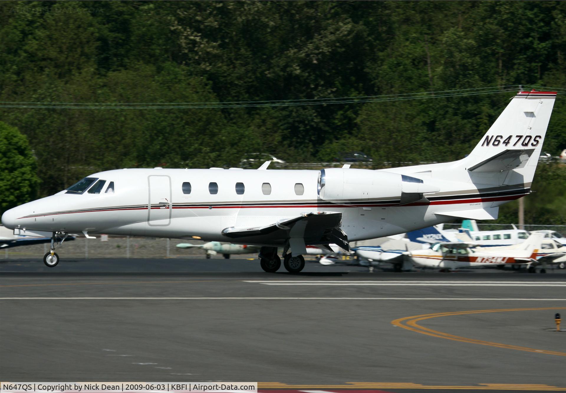 N647QS, 2005 Cessna 560XL Citation XLS C/N 560-5547, KBFI