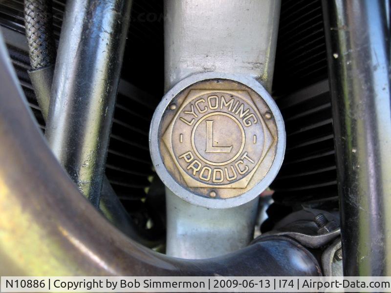 N10886, 1931 Stinson JR. S C/N 8058, Lycoming powerplant