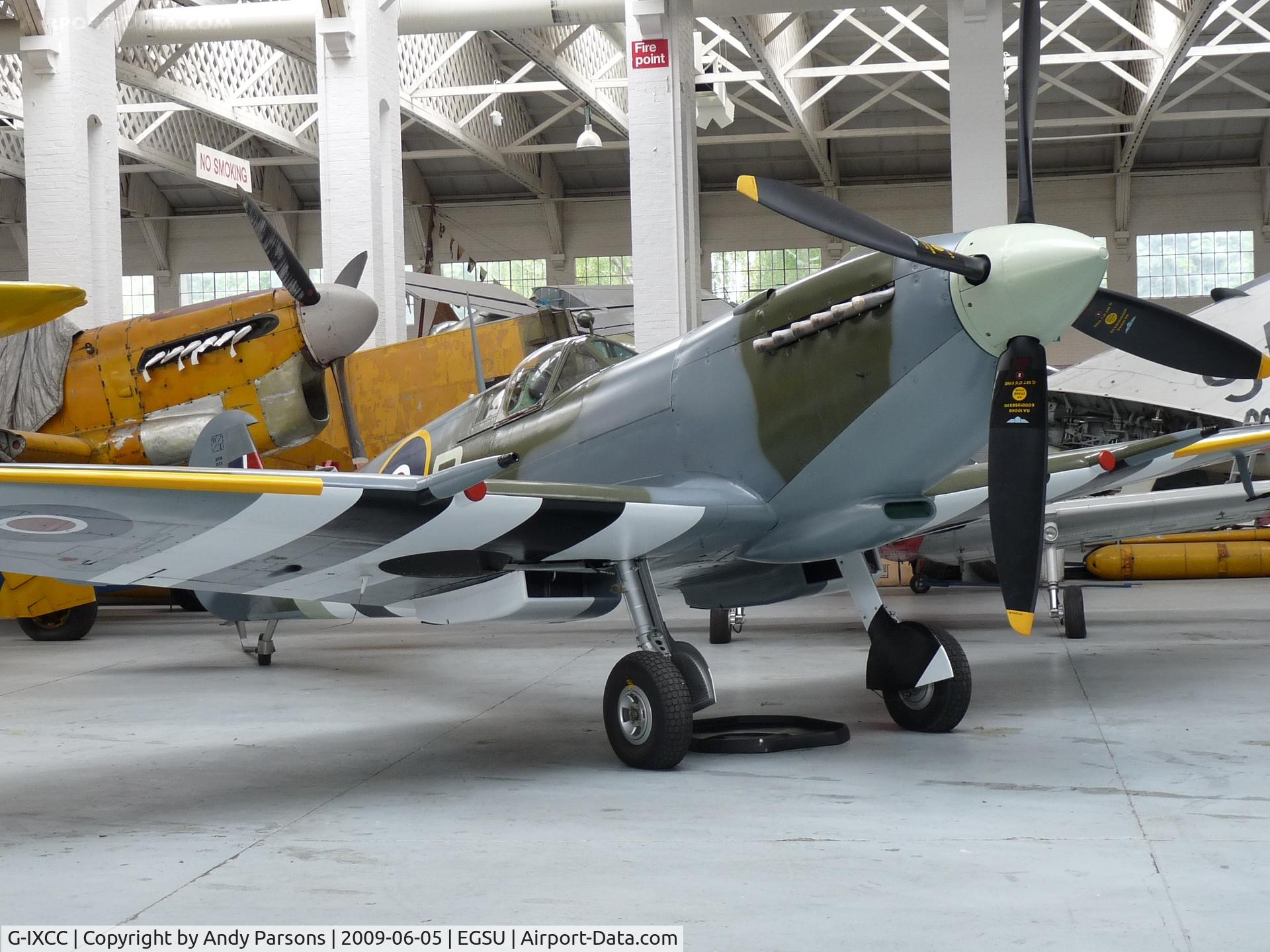 G-IXCC, 1944 Supermarine 361 Spitfire LF.IXe C/N CBAF.9590, At Duxford