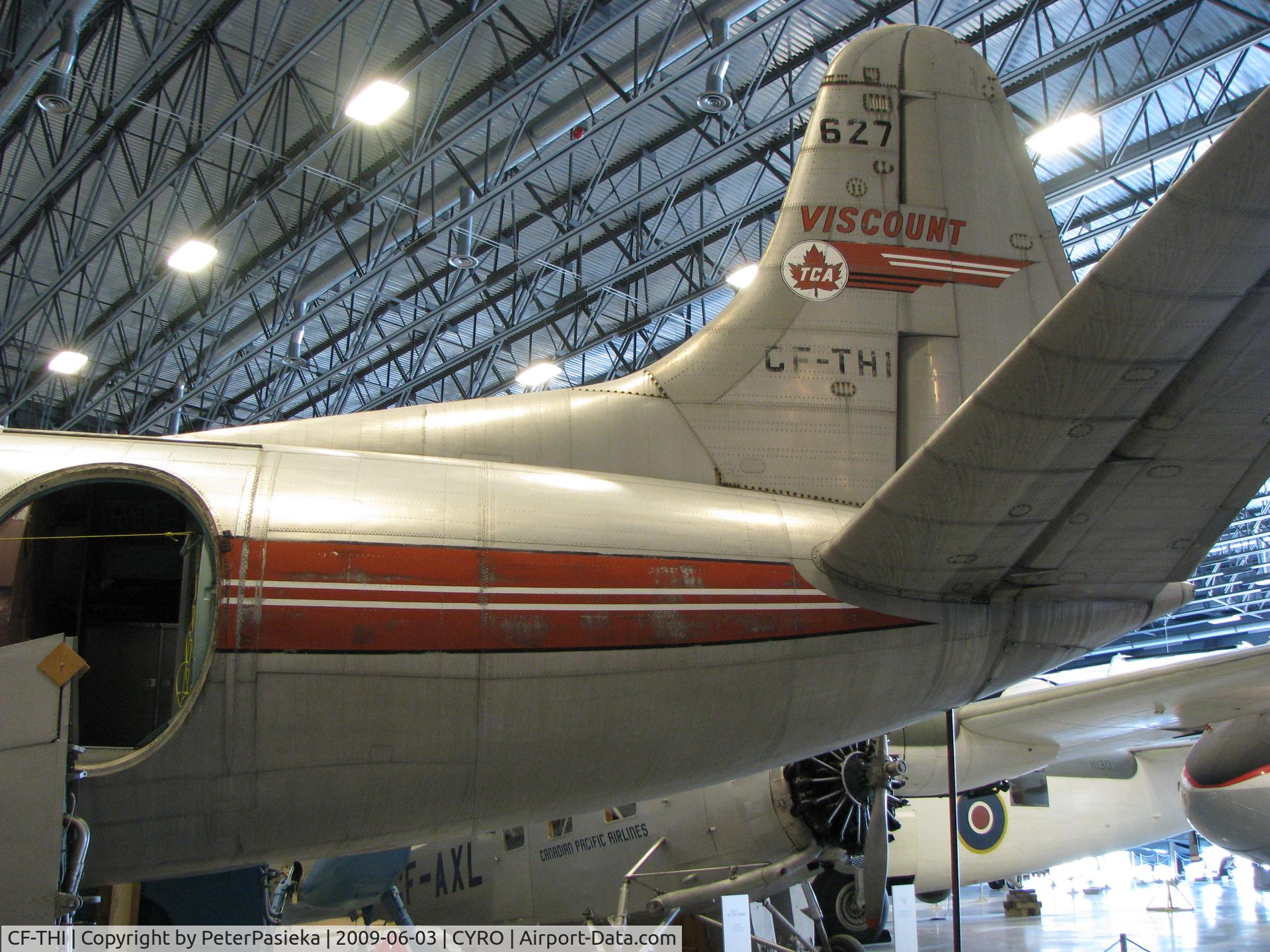 CF-THI, 1957 Vickers Viscount 757 C/N 270, @ Canada Aviation Museum in Ottawa