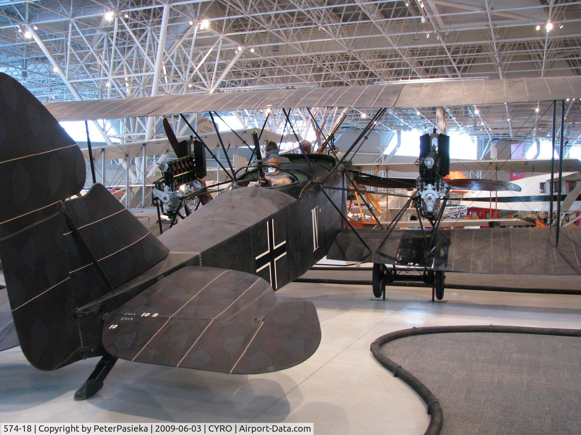 574-18, 1918 AEG G.IV C/N Not found, @ Canada Aviation Museum in Ottawa