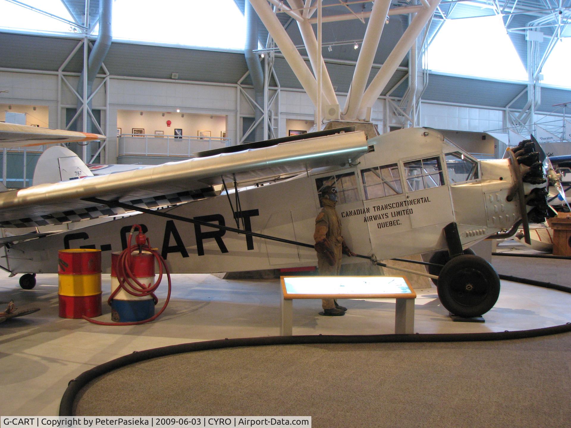 G-CART, Fairchild FC-2W-2 C/N 128, @ Canada Aviation Museum in Ottawa
