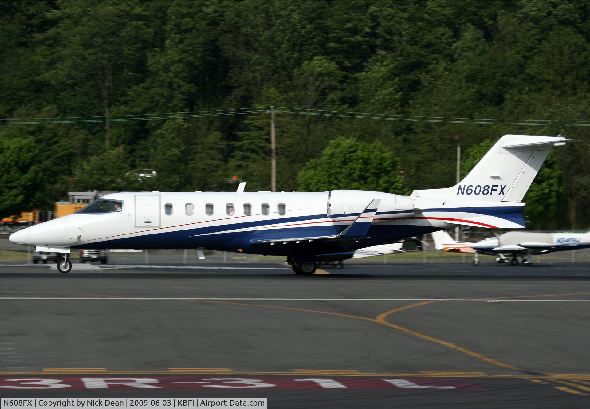 N608FX, 2004 Learjet Inc 45 C/N 2014, KBFI