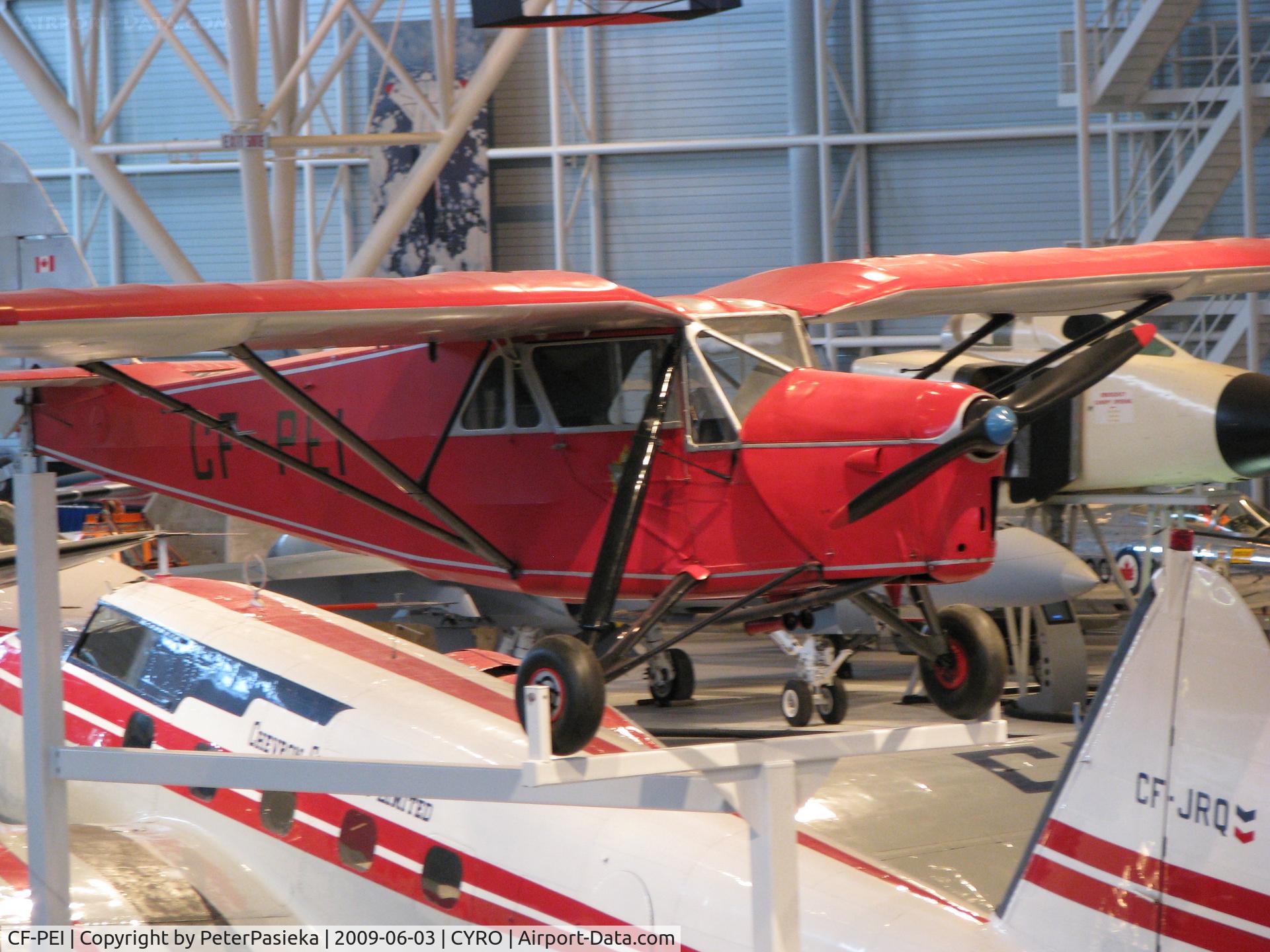 CF-PEI, 1931 De Havilland DH.80A Puss Moth C/N 2187, @ Canada Aviation Museum in Ottawa