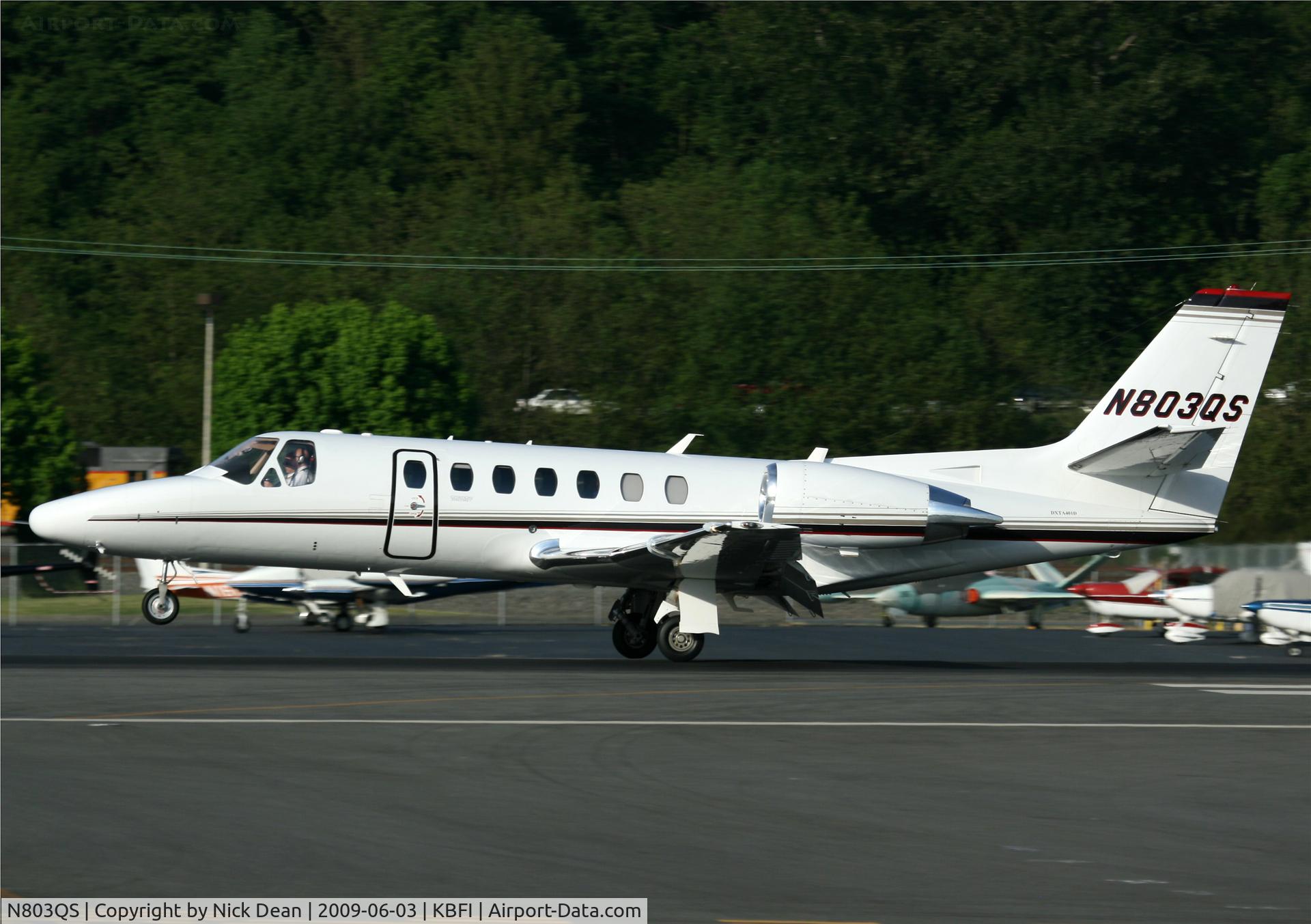 N803QS, 2007 Cessna 560 Citation Encore+ C/N 560-0775, KBFI