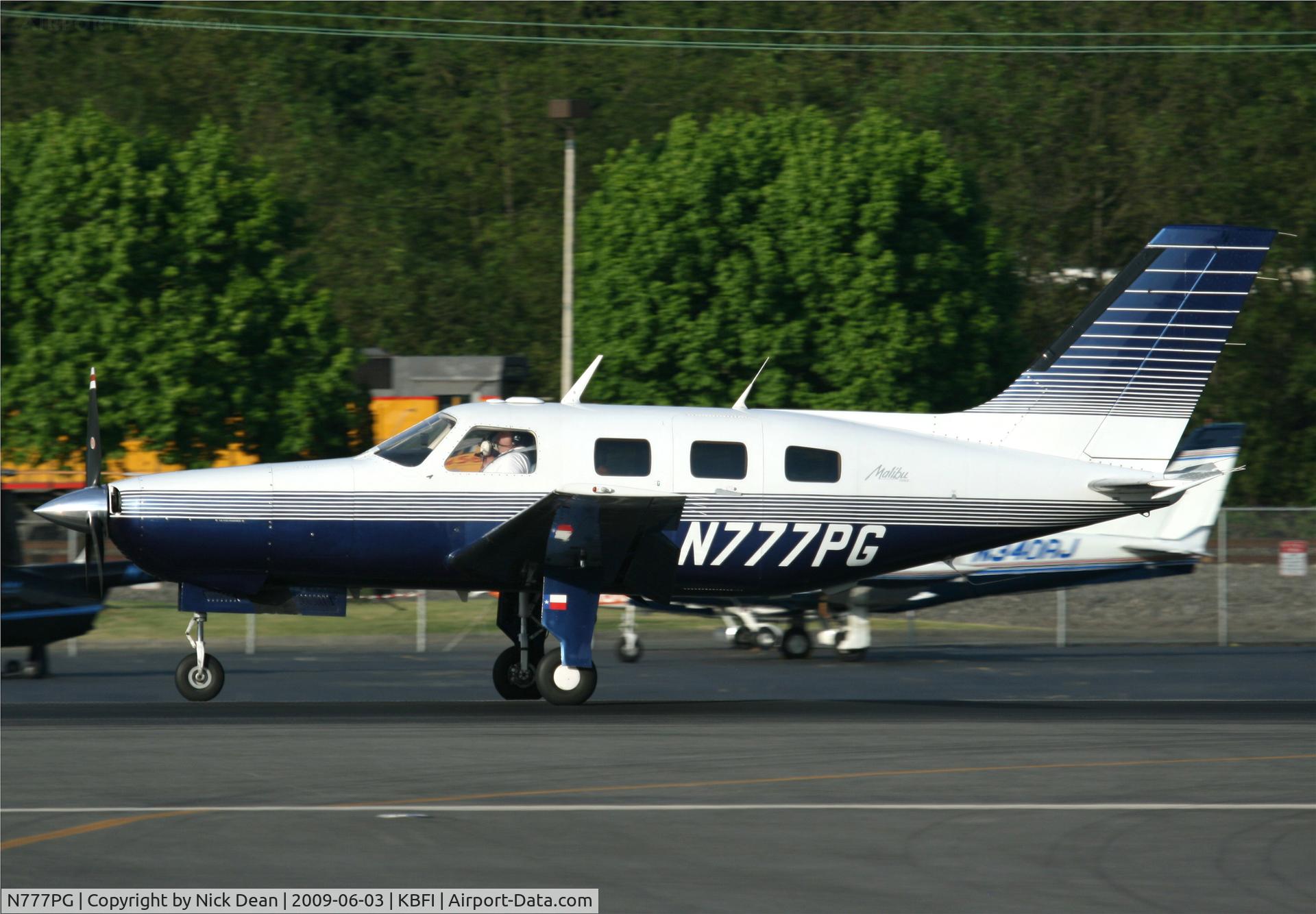 N777PG, 1987 Piper PA-46-310P Malibu C/N 46-08063, KBFI