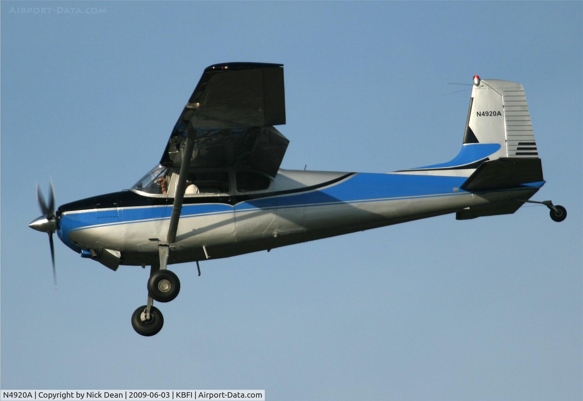 N4920A, 1956 Cessna 180 C/N 32317, KBFI