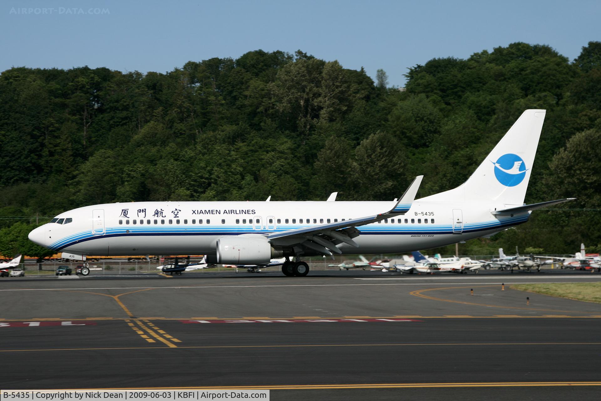 B-5435, 2009 Boeing 737-86N C/N 35644, KBFI