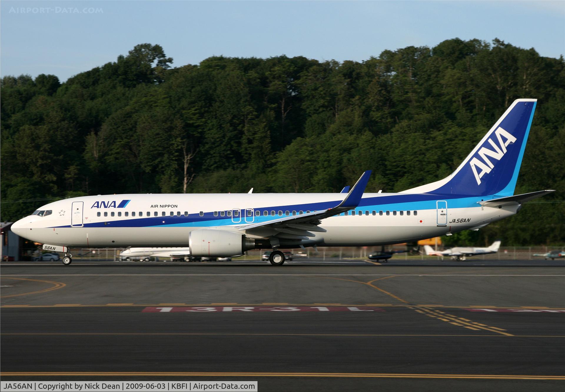 JA56AN, 2009 Boeing 737-881 C/N 33893, KBFI