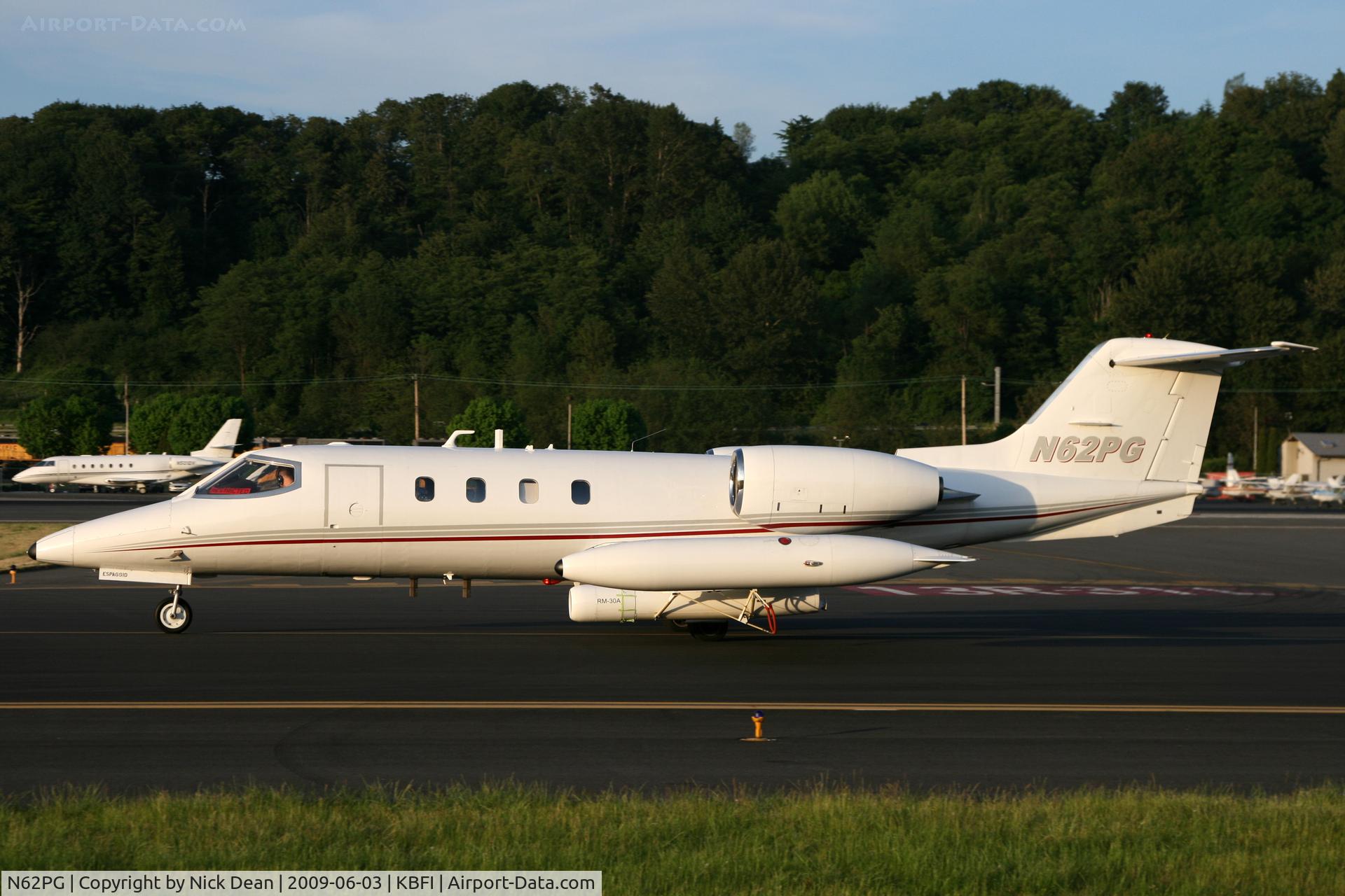 N62PG, 1977 Gates Learjet 36A C/N 031, KBFI