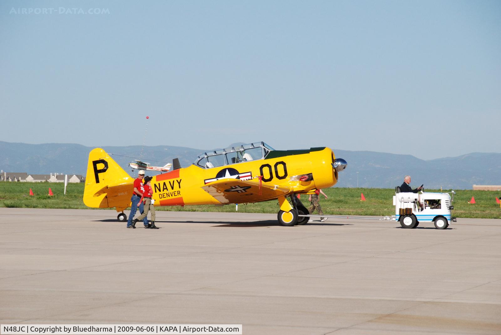 N48JC, North American AT-6G Texan Texan C/N 121-43192, Displayed at Air Power Heritage Week 2009