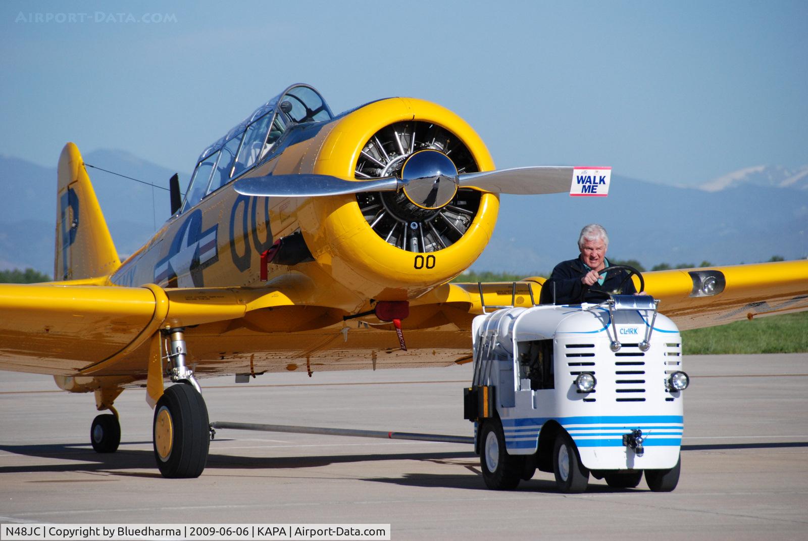 N48JC, North American AT-6G Texan Texan C/N 121-43192, Displayed at Air Power Heritage Week 2009
