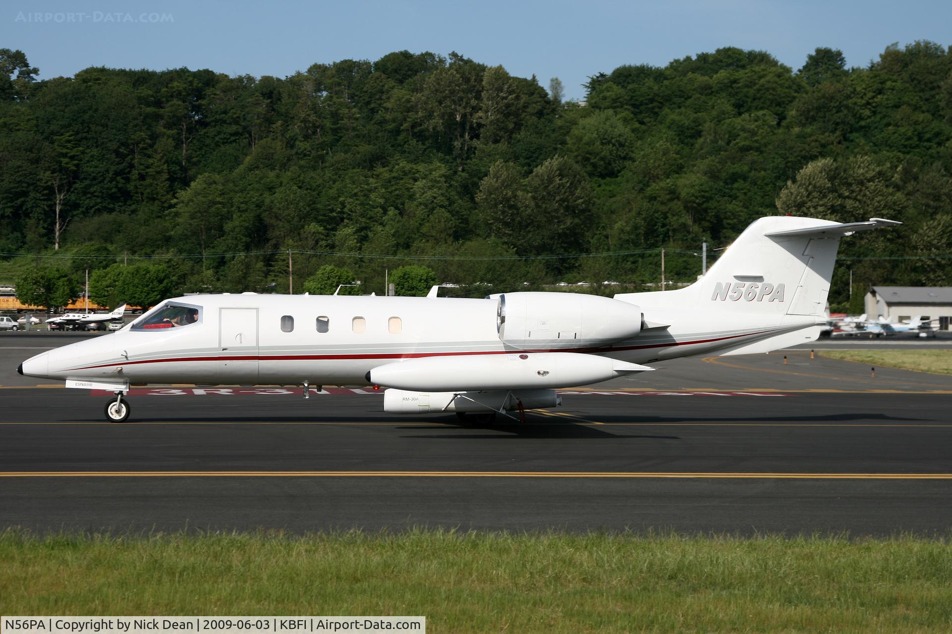 N56PA, 1976 Gates Learjet 36A C/N 023, KBFI