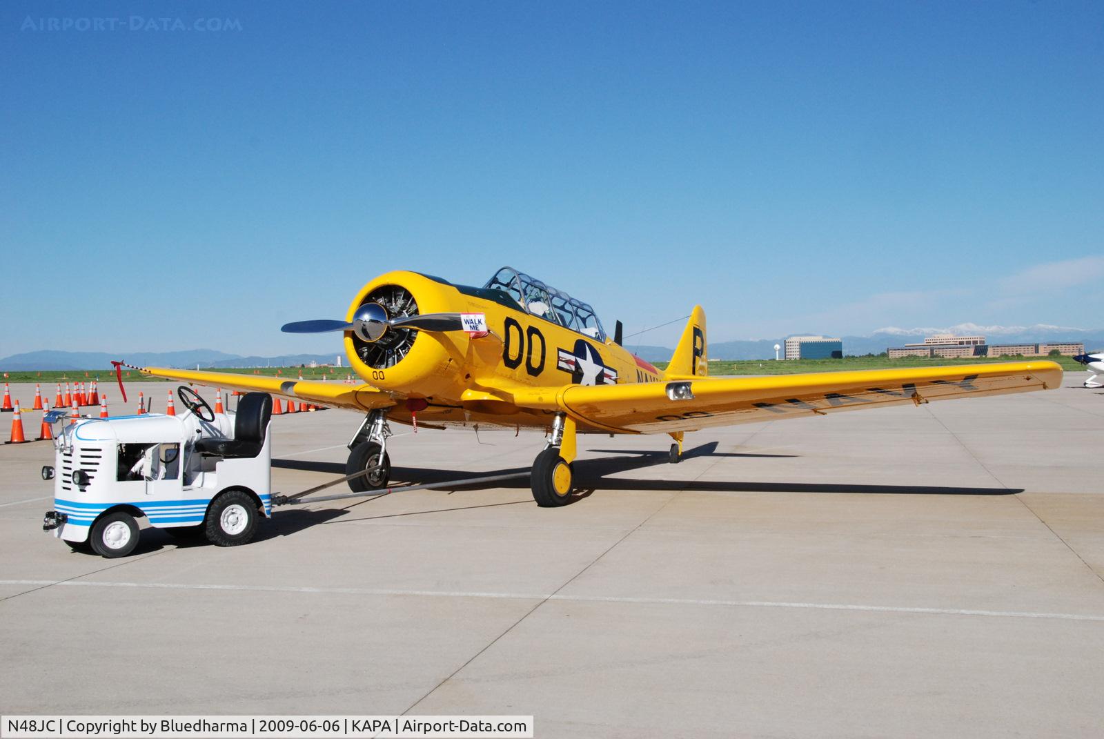 N48JC, North American AT-6G Texan Texan C/N 121-43192, Displayed at Air Power Heritage Week 2009