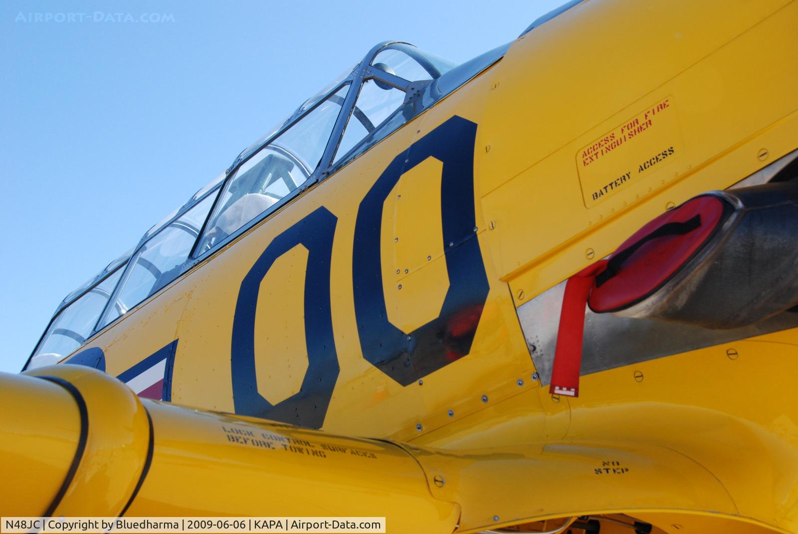 N48JC, North American AT-6G Texan Texan C/N 121-43192, Displayed at Air Power Heritage Week 2009