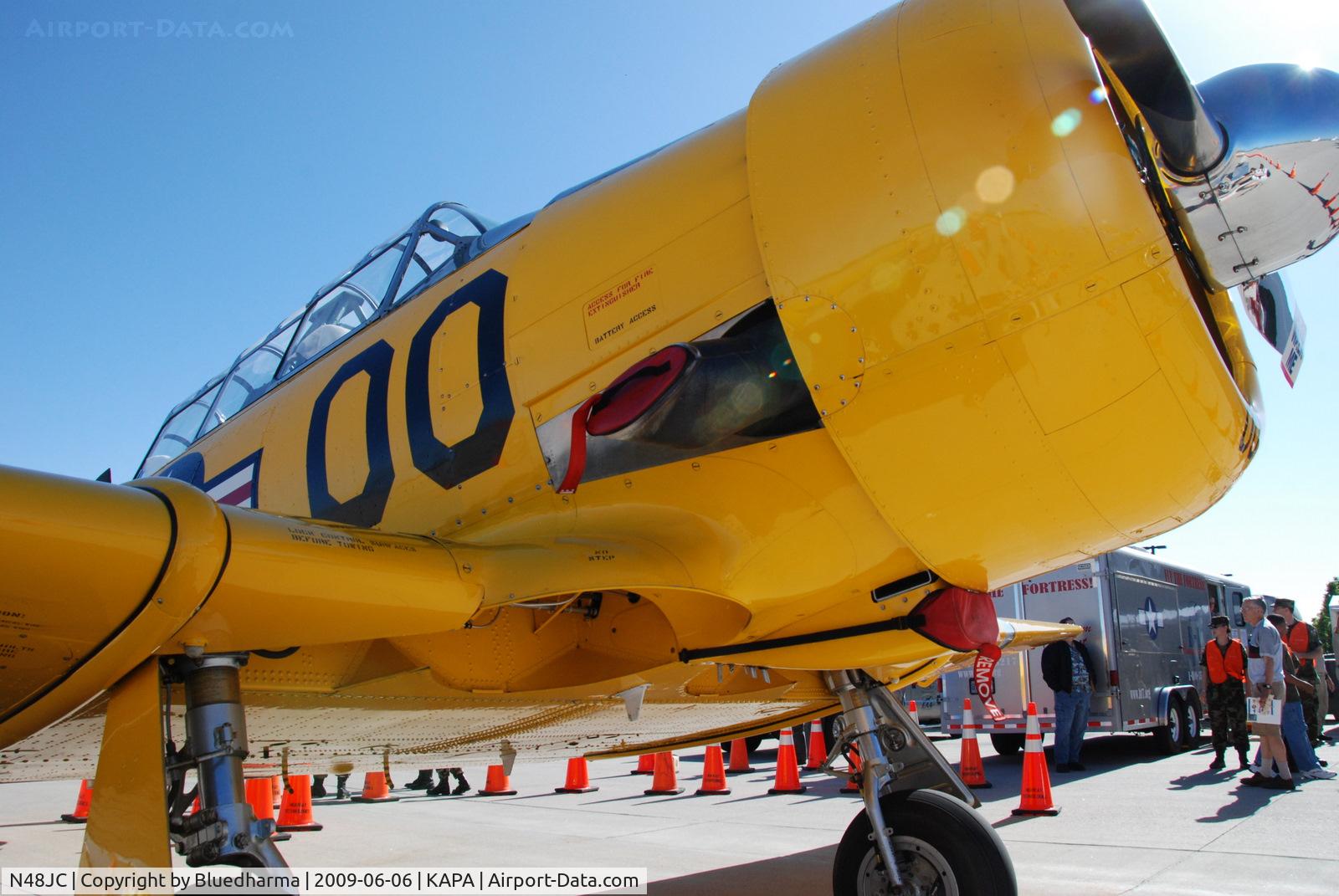N48JC, North American AT-6G Texan Texan C/N 121-43192, Displayed at Air Power Heritage Week 2009