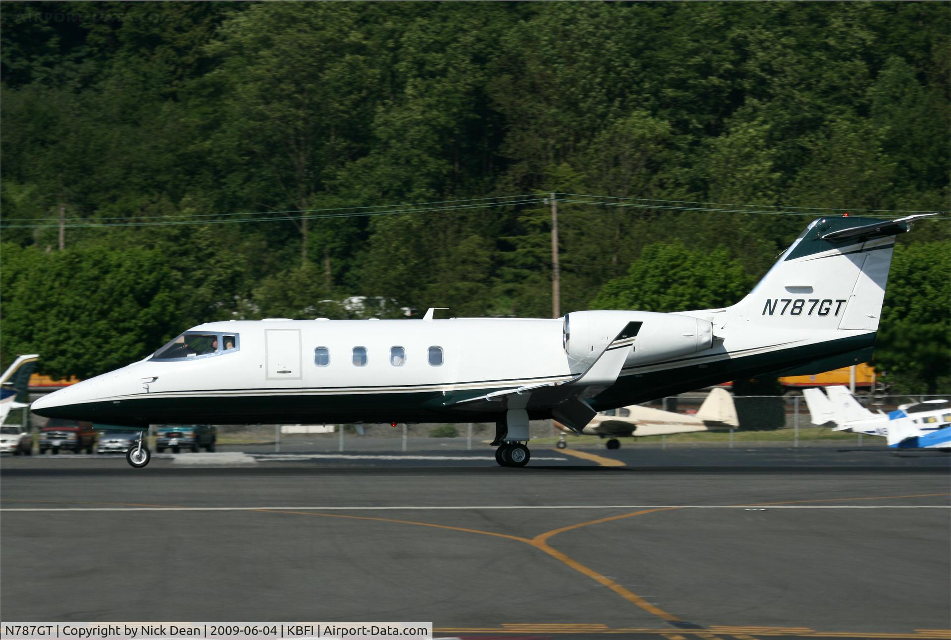 N787GT, Gates Learjet 55B C/N 128, KBFI