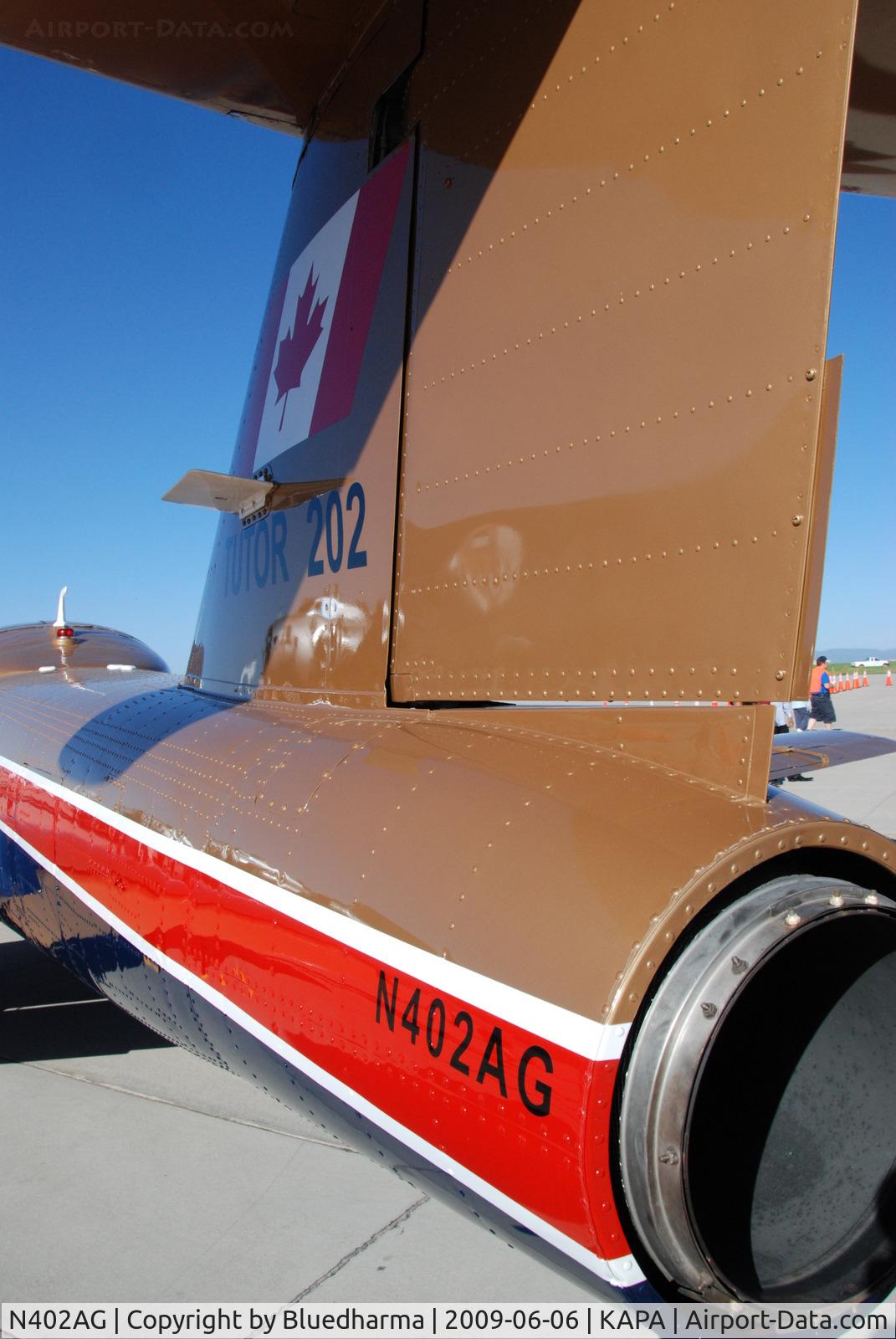 N402AG, 1967 Canadair CL-41G-5 Tebuan C/N 2208, Displayed at Air Power Heritage Week 2009