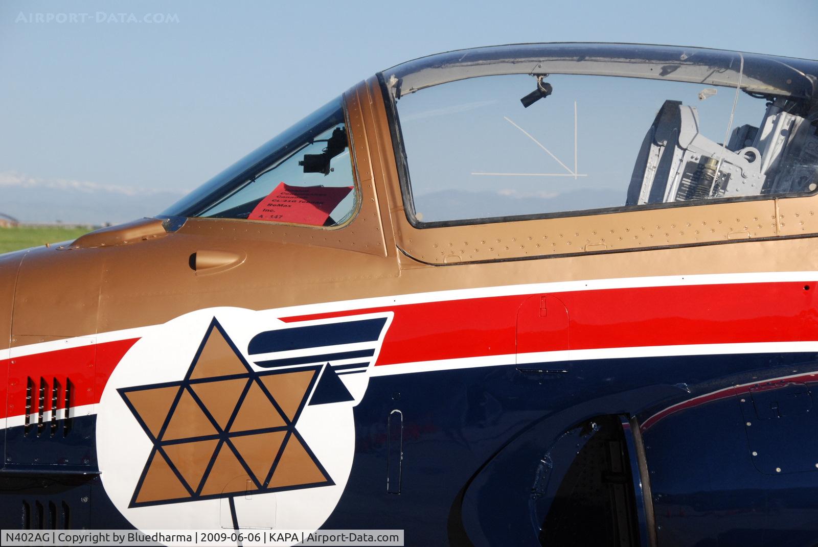 N402AG, 1967 Canadair CL-41G-5 Tebuan C/N 2208, Displayed at Air Power Heritage Week 2009