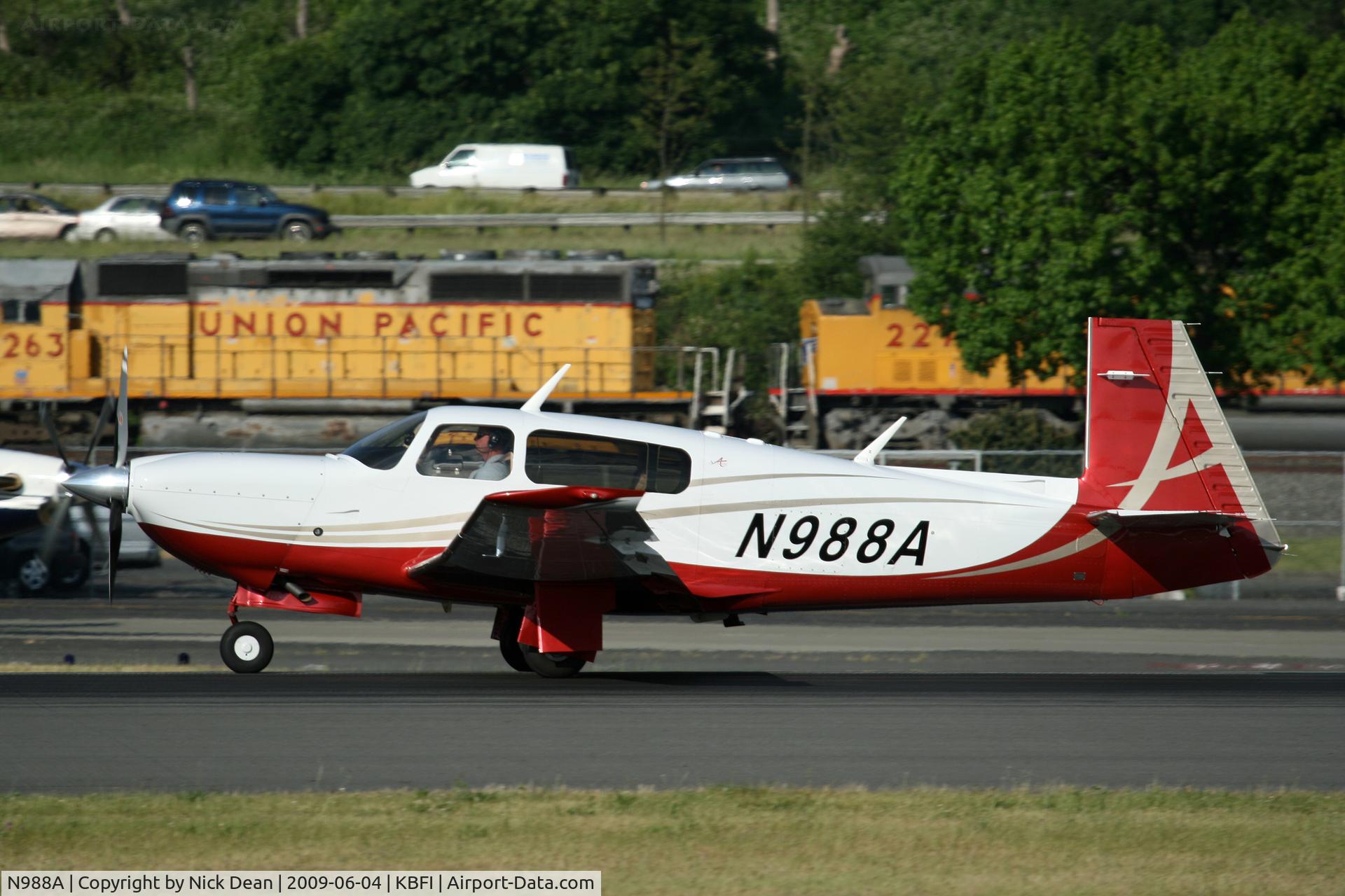 N988A, 2007 Mooney M20TN Acclaim C/N 31-0070, KBFI