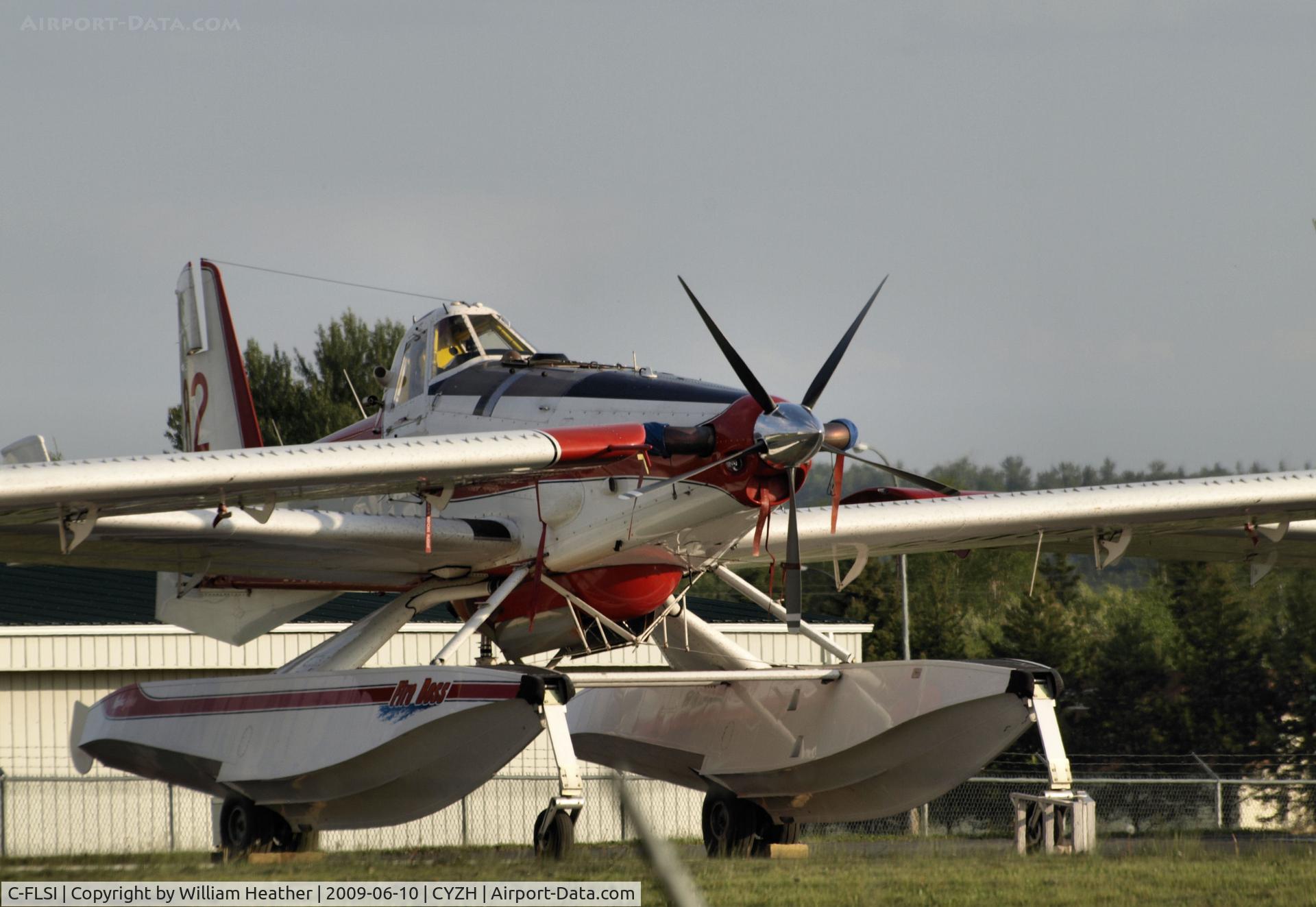 C-FLSI, 2004 Air Tractor AT-802F Fire Boss C/N 802A-0173, Slave Lake Fire Base