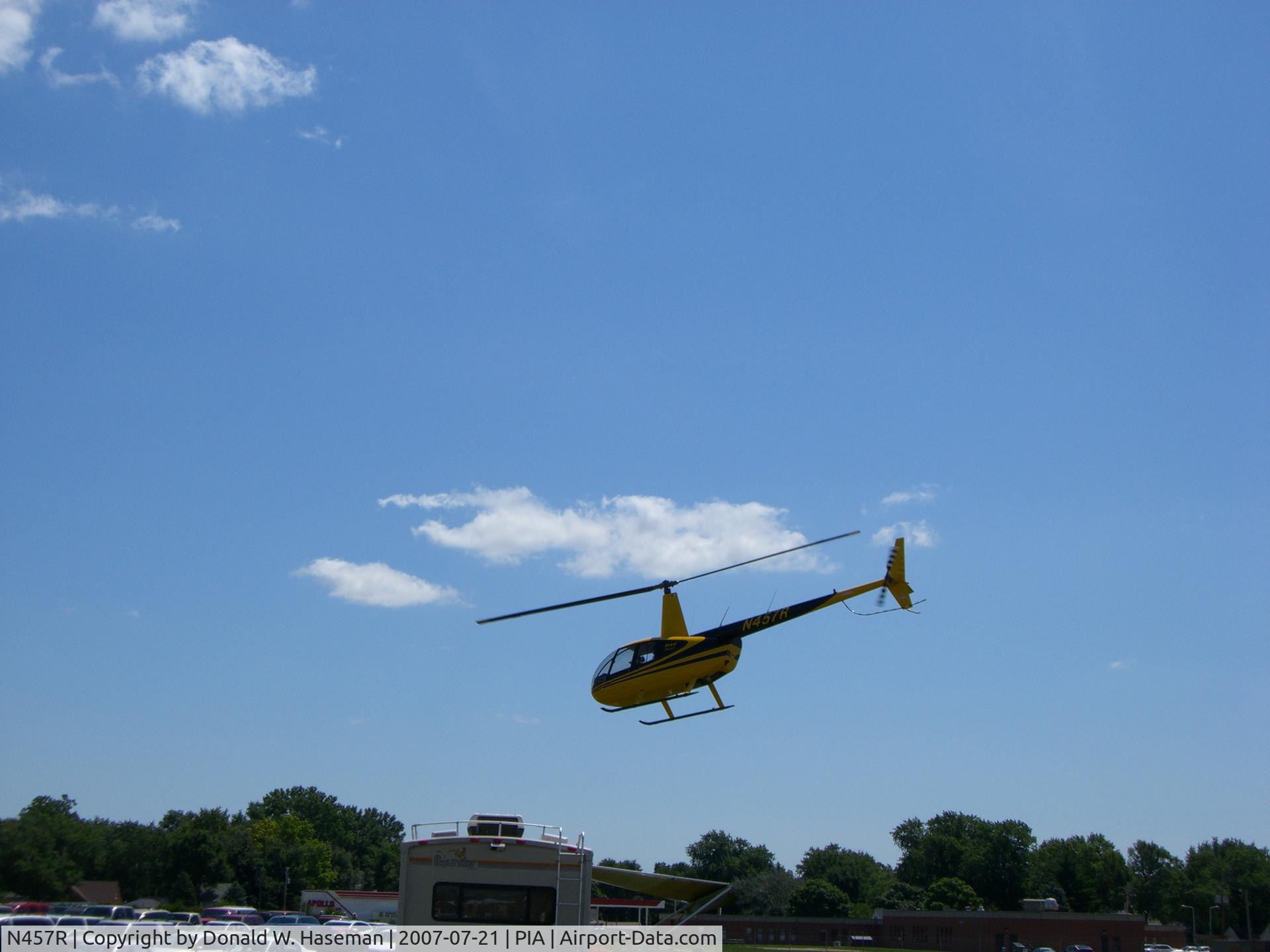 N457R, 2007 Robinson R44 Raven I C/N 1722, Peoria Air Show 21-JUL-2007