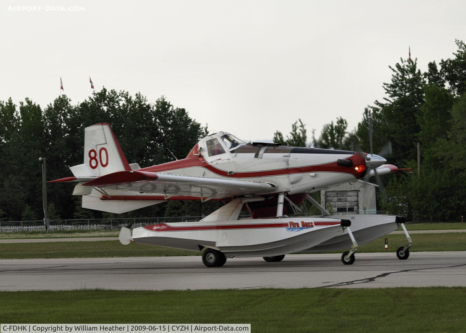 C-FDHK, 2004 Air Tractor AT-802F Fire Boss C/N 802A-0198, Slave Lake Fire Base