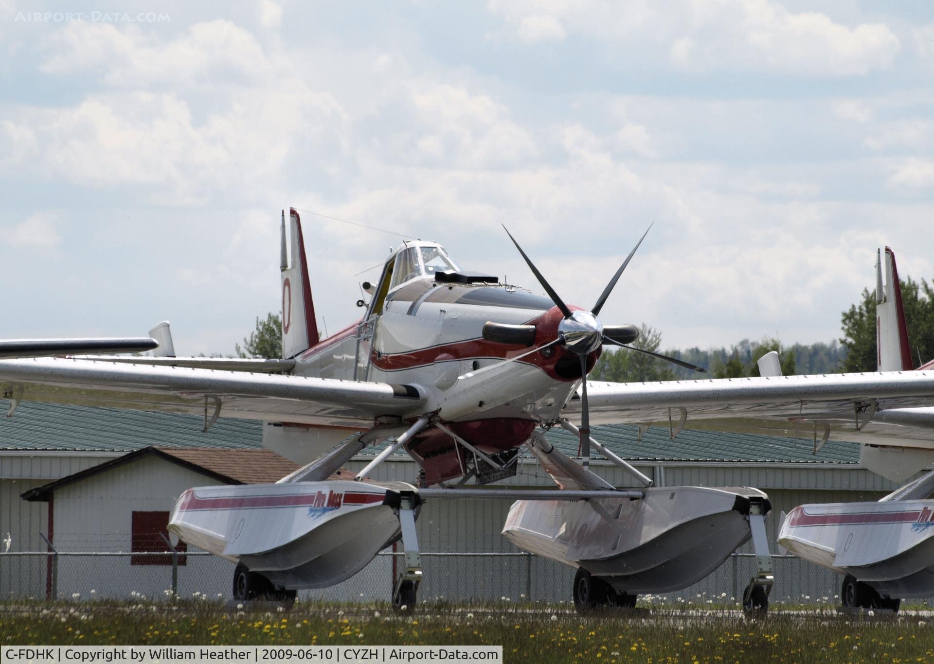 C-FDHK, 2004 Air Tractor AT-802F Fire Boss C/N 802A-0198, Slave Lake Fire Base