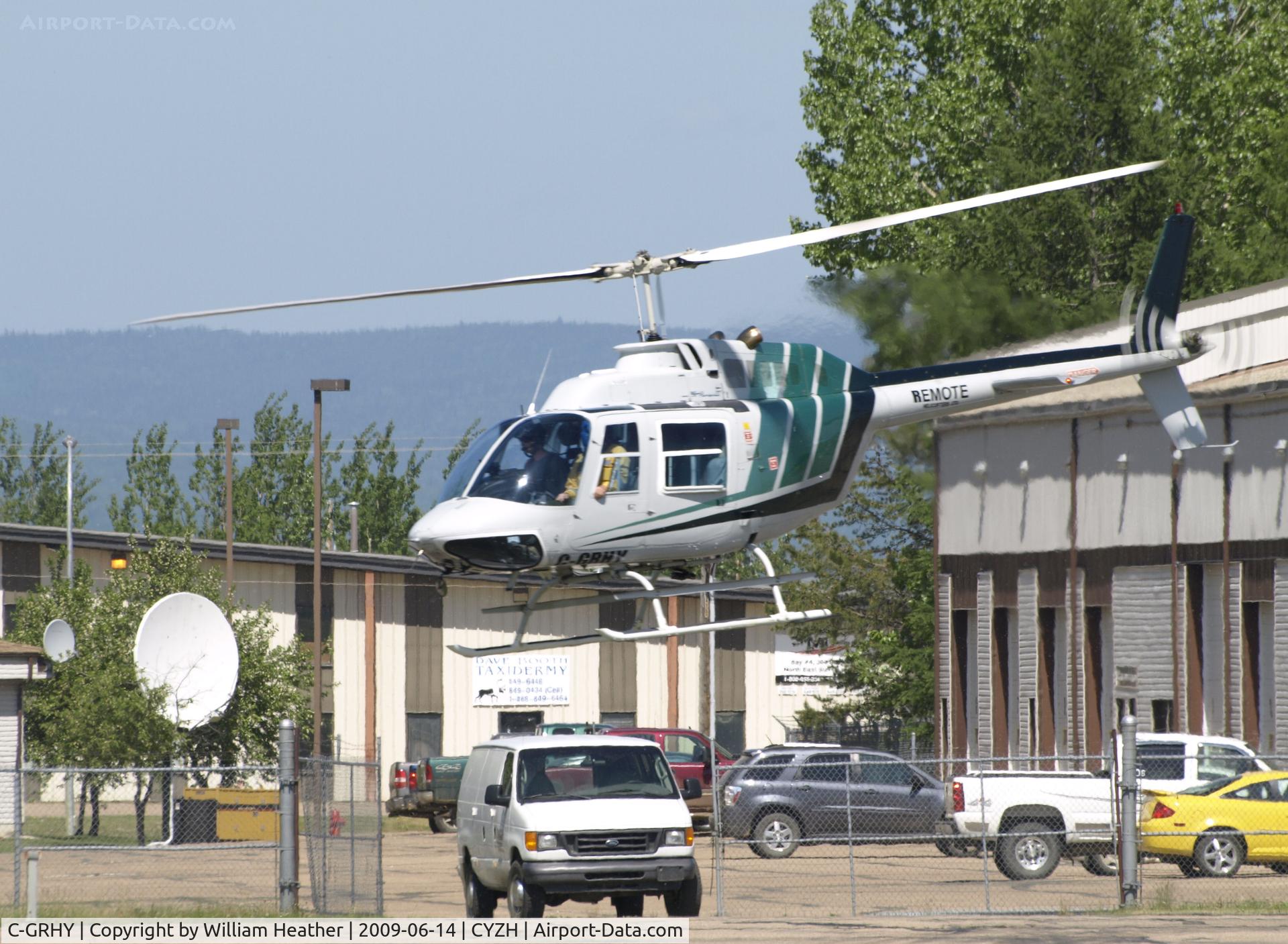 C-GRHY, 1973 Bell 206B JetRanger II C/N 1087, Slave Lake Fire Base