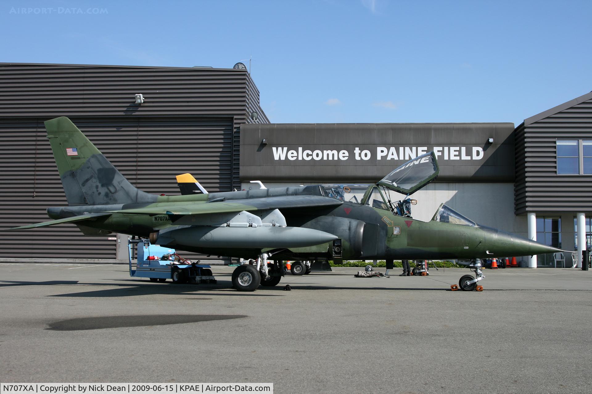 N707XA, 1979 Dassault-Dornier Alpha Jet A C/N 0007, KPAE