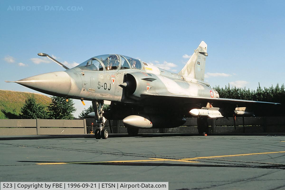 523, Dassault Mirage 2000B C/N 368, Mirage2000, 5-OJ at Fliegerhorst Neuburg