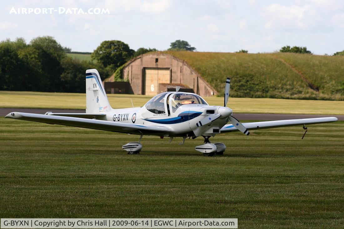 G-BYXN, 2001 Grob G-115E Tutor T1 C/N 82174/E, Displaying at the Cosford Air Show